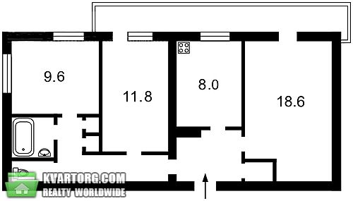 Sell 3-room apartment. Киев,  Радченко — photo 8
