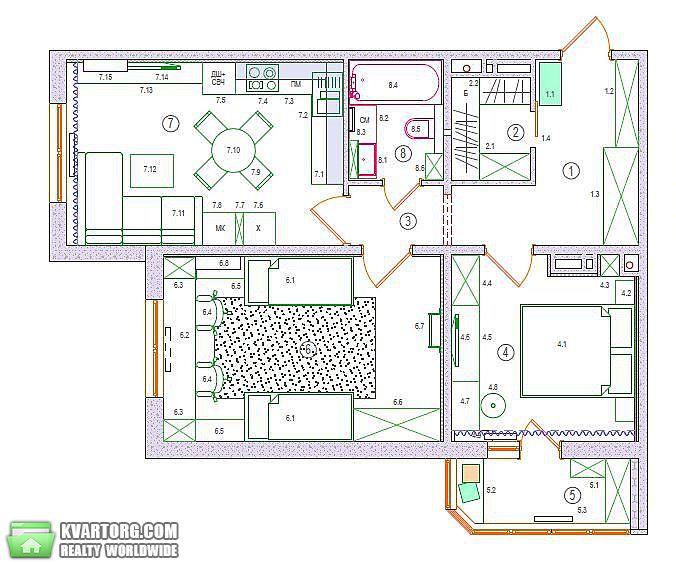 Sell 2-room apartment. Киев,  Ломоносова — photo 5