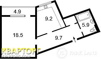 Sell 1-room apartment. Киев, Княжий затон — photo 2