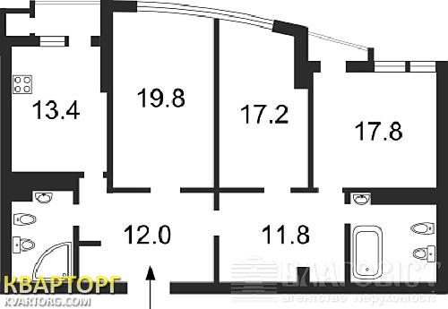 Sell 3-room apartment. Киев,  Мирного Панаса — photo 2