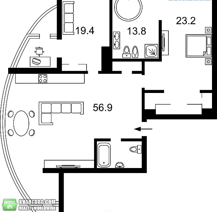 Sell 3-room apartment. Киев,  Заречная — photo 6