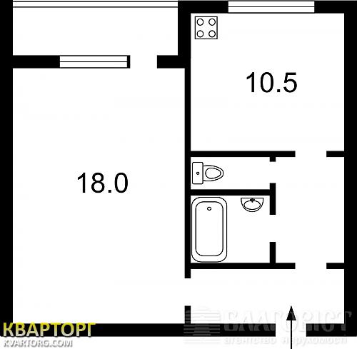 Sell 1-room apartment. Киев, Драгоманова — photo 6