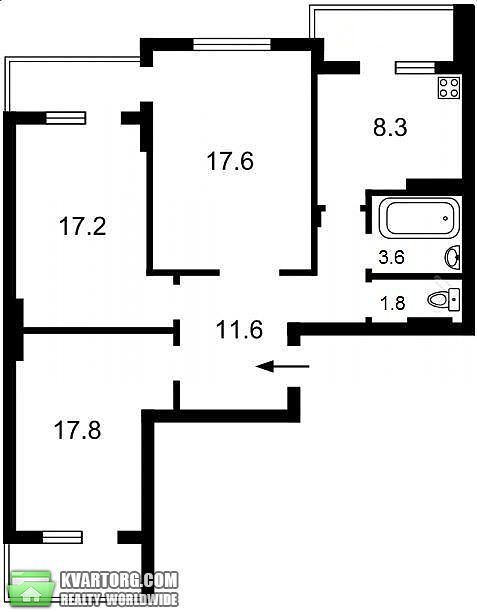 Sell 3-room apartment. Киев,  Драгоманова — photo 1