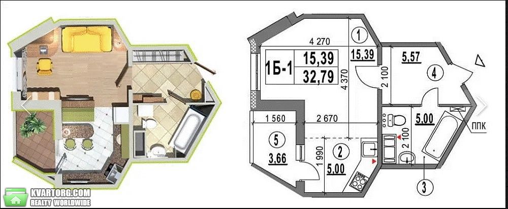Sell 1-room apartment. Киев,  Глушкова пр — photo 3