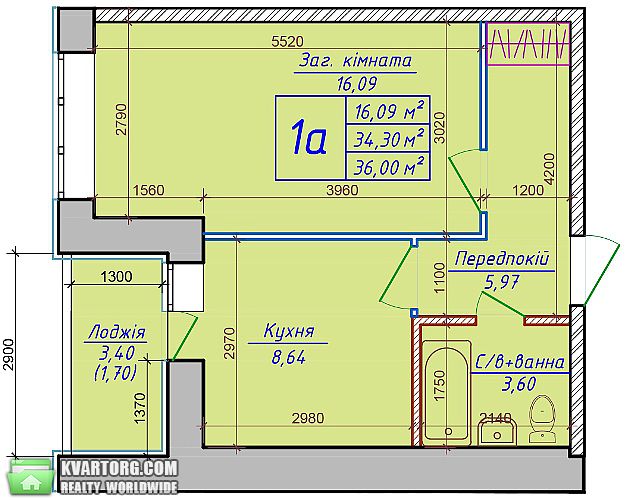 Sell 1-room apartment. Киев, Б. Хмельницкого — photo 5
