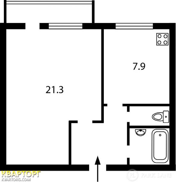 Sell 1-room apartment. Киев, Малиновского — photo 2
