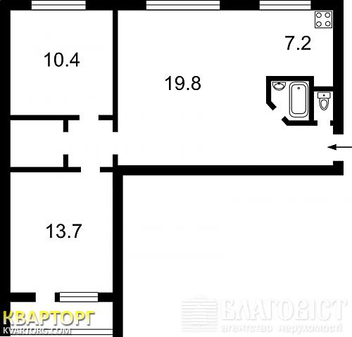 Sell 3-room apartment. Киев, Давыдова бул — photo 10