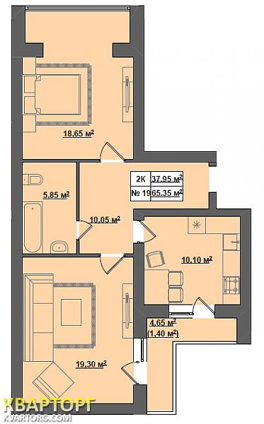 Sell 2-room apartment. Киев, Мира — photo 5