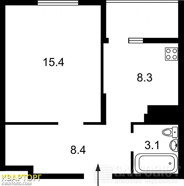 Sell 1-room apartment. Киев,  Лебедева Николая — photo 2