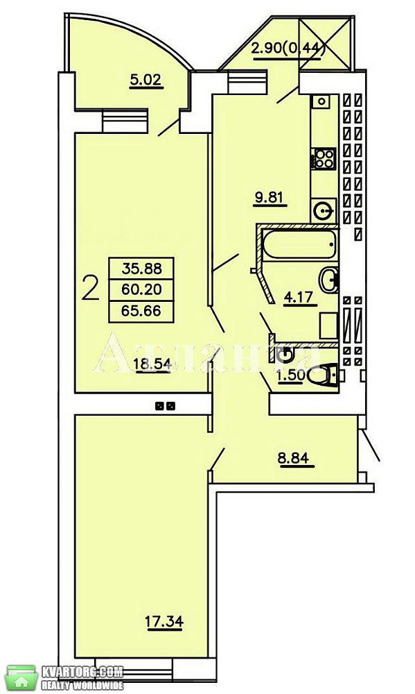 Sell 2-room apartment. Одесса, Днепропетровская дорога — photo 2