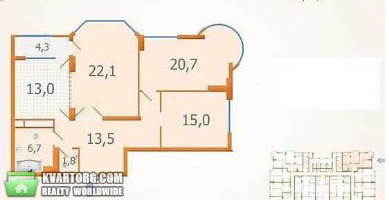 Sell 3-room apartment. Киев,  Голосеевский пр — photo 2