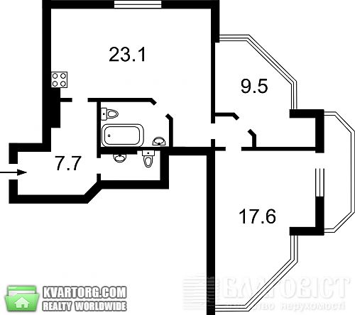 Sell 3-room apartment. Киев, Вильямса — photo 7