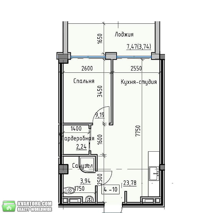 Sell 1-room apartment. Одесса, Дмитрия Донского — photo 5
