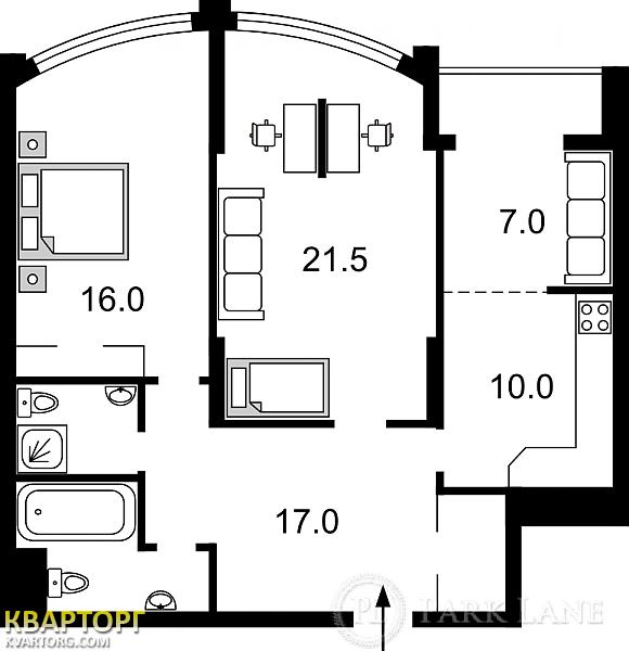 Sell 2-room apartment. Киев,  Депутатская — photo 2