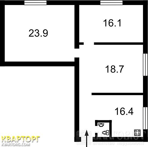 Sell 3-room apartment. Киев,  Гончара — photo 1