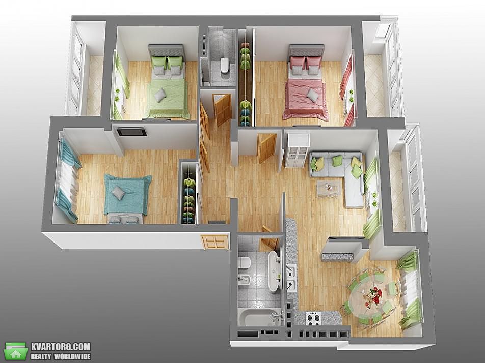 Sell 3-room apartment. Одесса, Сахарова — photo 3