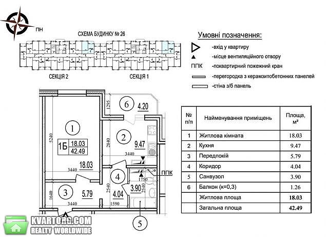 Sell 1-room apartment. Киев, Гмыри — photo 2