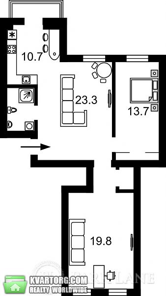 Sell 3-room apartment. Киев, Тарасовская — photo 9