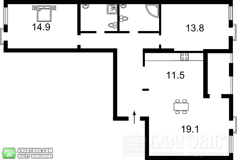 Sell 3-room apartment. Киев, Регенераторная — photo 3