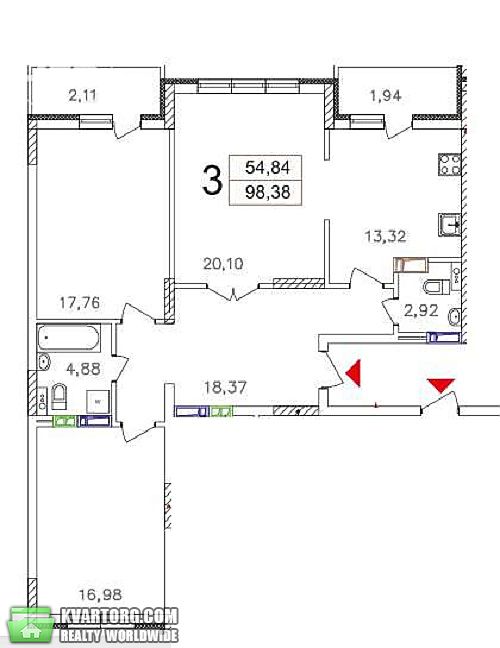 Sell 3-room apartment. Киев, Сикорского — photo 8