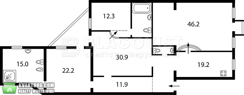 Sell 3-room apartment. Киев,  Шота Руставели — photo 1