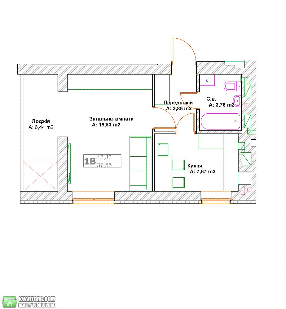 Sell 2-room apartment. Ирпень, Сковороды — photo 7
