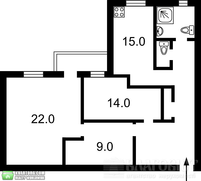 Sell 2-room apartment. Киев,  Саксаганского — photo 2