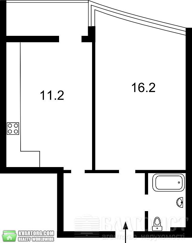 Sell 1-room apartment. Киев,  Вышгородская — photo 5