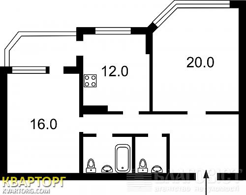 Sell 2-room apartment. Киев,  Пчелки — photo 2