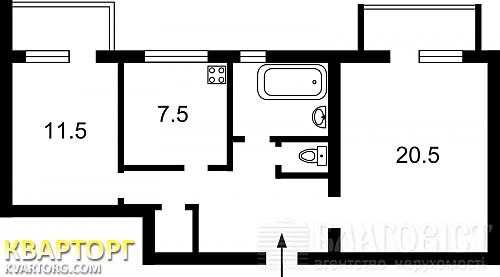 Sell 2-room apartment. Киев,  Леси Украинки бул — photo 1
