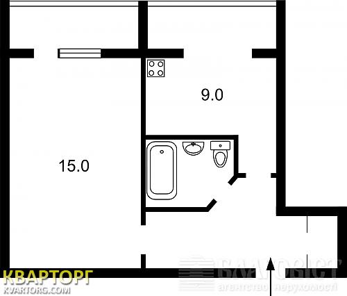 Sell 1-room apartment. Киев, Мате Злаки — photo 10
