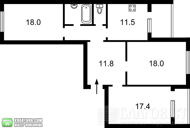 Sell 3-room apartment. Киев, Данченко Сергея — photo 3
