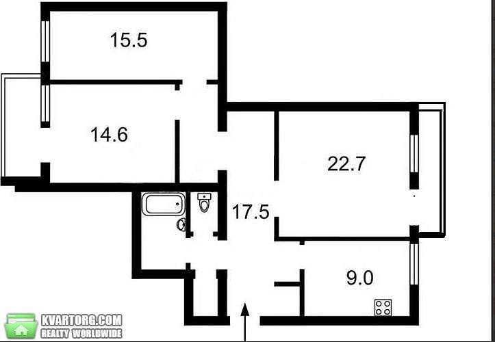 Rent out 3-room apartment. Киев, Бульварно-кудрявская — photo 8