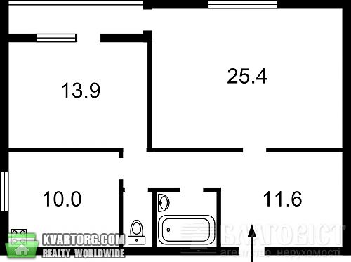 Sell 2-room apartment. Киев, Богатырская — photo 9
