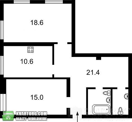 Sell 2-room apartment. Киев, Вавиловых — photo 1