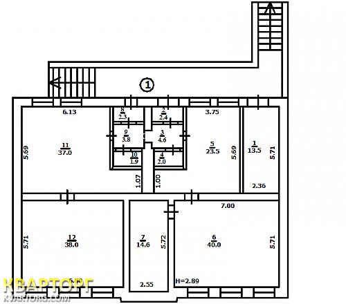 Rent out office. Киев,  Ярославская — photo 1