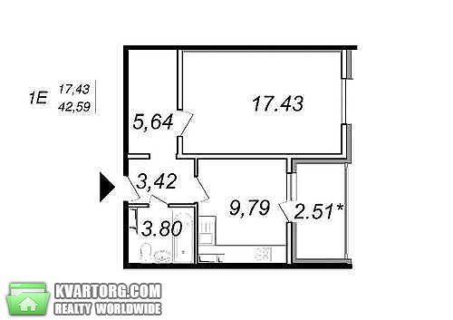 Sell 1-room apartment. Киев,  Глушкова пр — photo 4