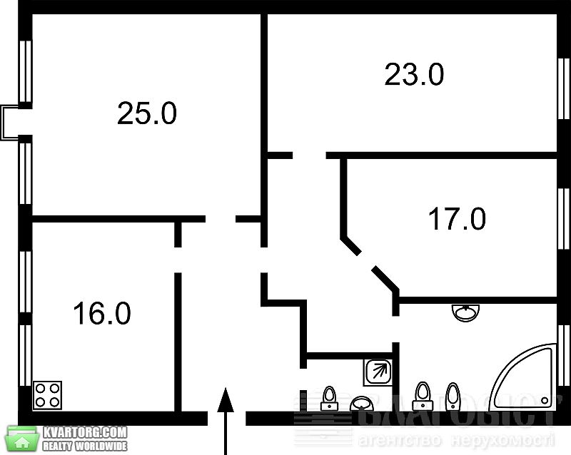 Sell 3-room apartment. Киев,  Кудрявский спуск — photo 5
