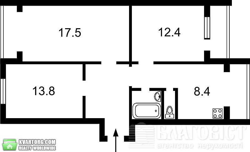Sell 2-room apartment. Киев,  Бажана — photo 4