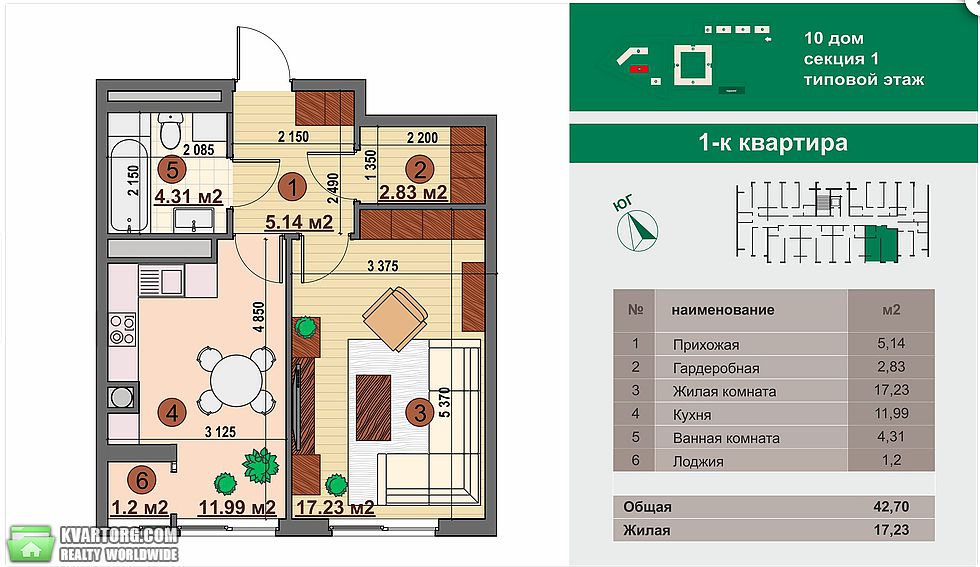 Sell 1-room apartment. Киев,  Юношеская — photo 3