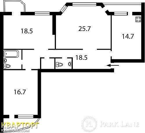 Sell 3-room apartment. Киев,  Никольско-Слободская — photo 4