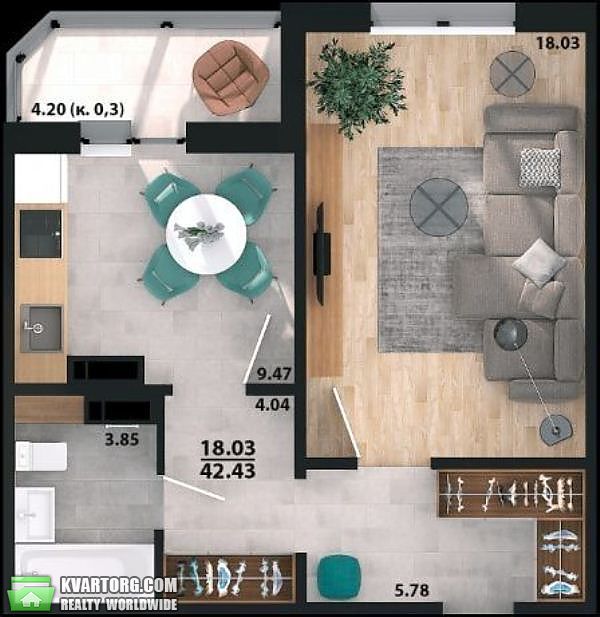Sell 1-room apartment. Киев,  Тираспольская — photo 2