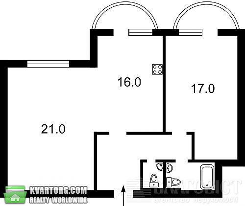 Sell 2-room apartment. Киев, Феодосийский пер — photo 10