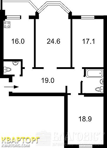 Sell 3-room apartment. Киев,  Княжий Затон — photo 6