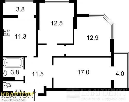 продам 3-комнатную квартиру. Киев,   Гмыри - фото 2
