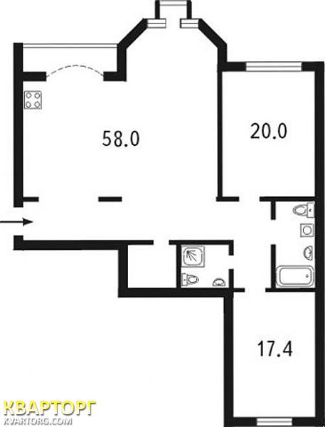 Sell 3-room apartment. Киев,  Щорса — photo 7