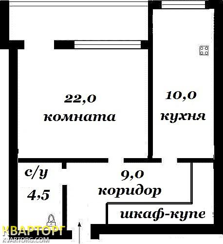 Sell 1-room apartment. Киев,  Гашека — photo 2