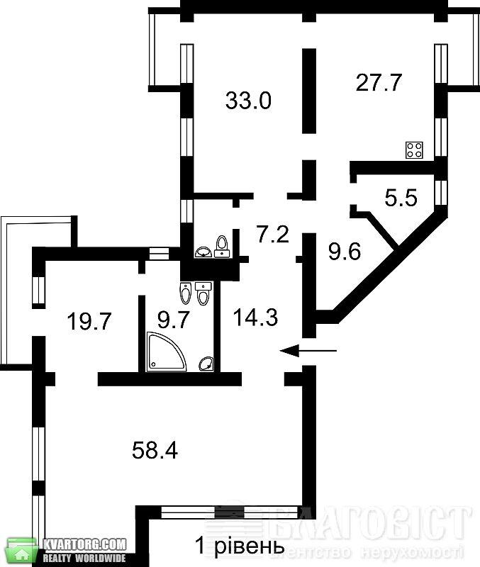Sell 5-room apartment. Киев,  Лютеранская — photo 8