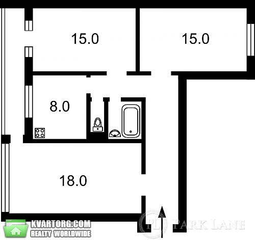 Sell 3-room apartment. Киев,  Давыдова бул — photo 2