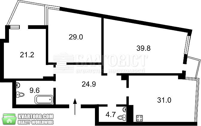 Sell 3-room apartment. Киев,  Ломоносова — photo 3